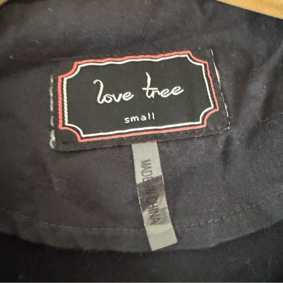 Love Tree Womens Black Twill Military Lightweight Anorak Jacket Outerwear - Picture 4 of 5